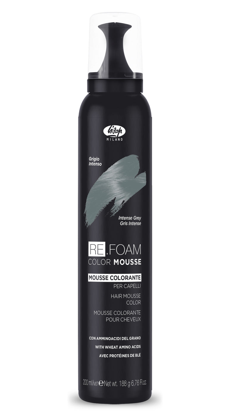 RE.FOAM COLOR CONDITIONING MOUSSE GRIGIO INTENSO - 200 ml